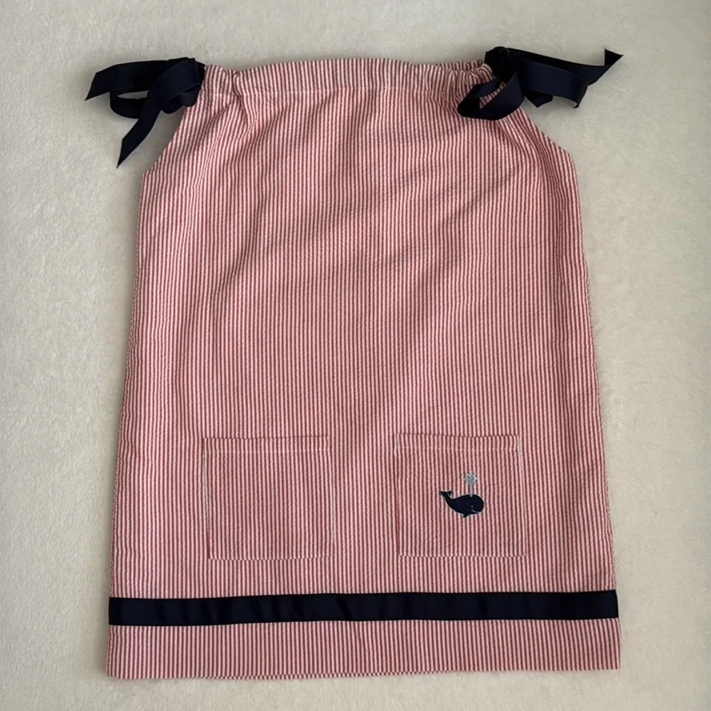 {CPC} Classic Prep | Seersucker Embroidered Whale Dress Red/White/Blue (4T) - Picture 1 of 15